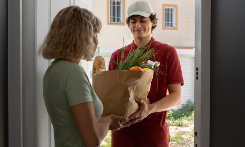 Addetto che si occupa del Delivery anche durante le promozioni